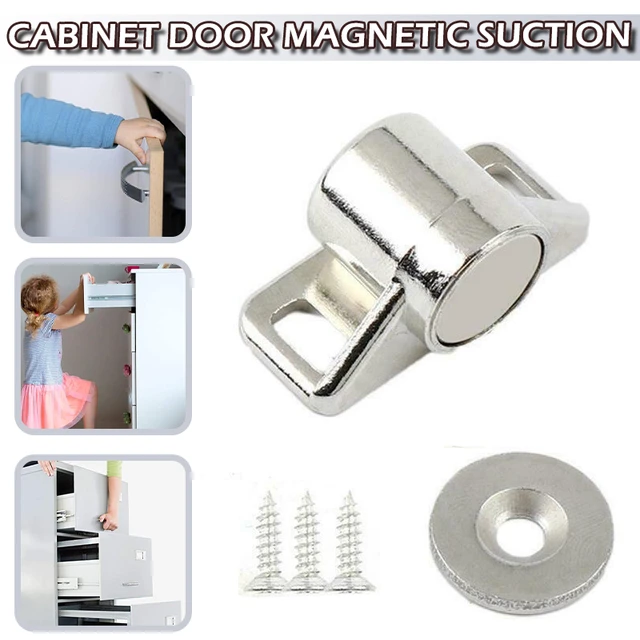 Imán de succión fuerte para puerta de armario, accesorio de embrague  magnético para muebles - AliExpress