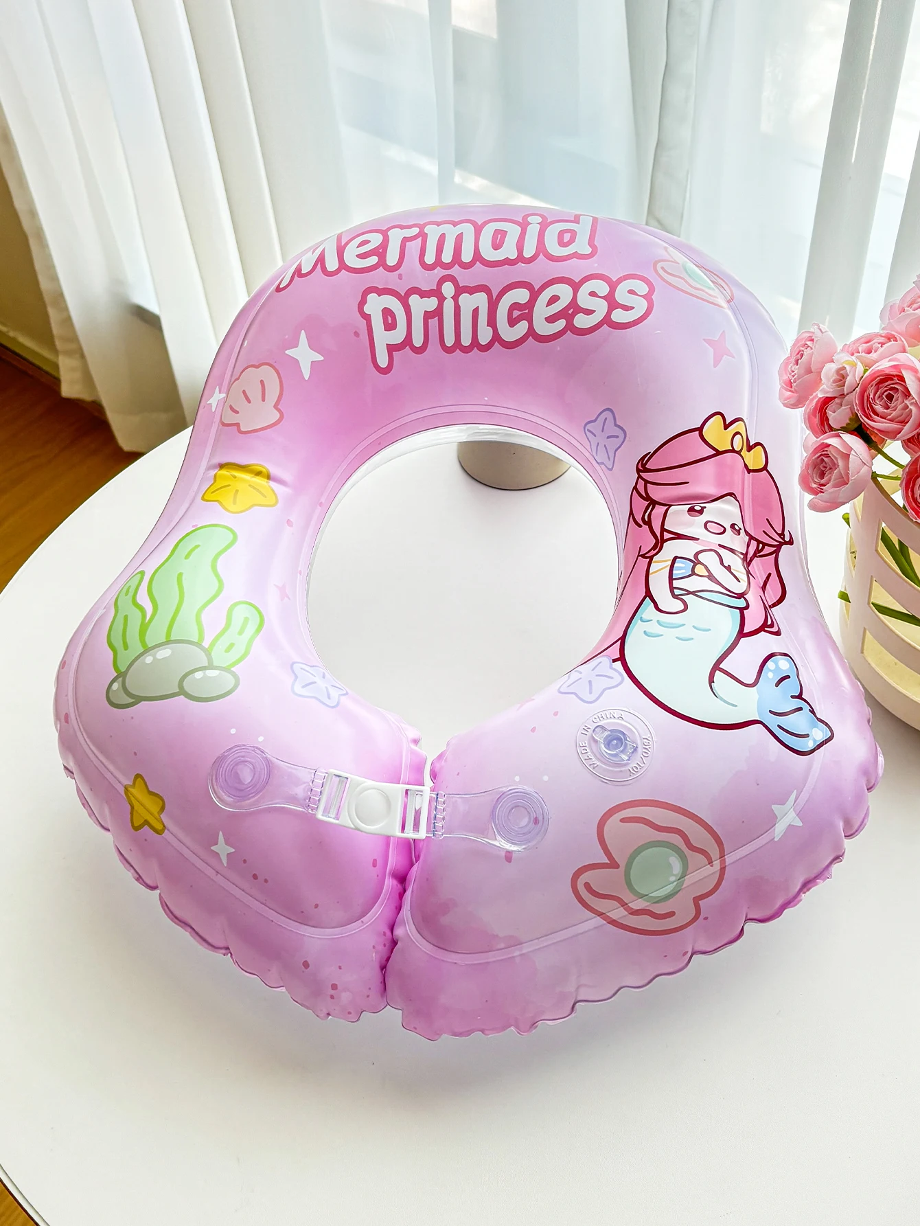 1PC Summer Infant Inflatable Floating Row, Baby Underarm Swimming Circle, Beach Party Swimming Pool Children's Floating Toys 2