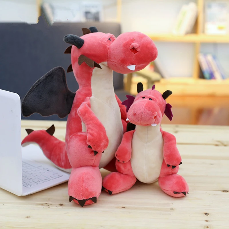 35CM dinosaur plush dolls stuffed animal cartoon kids toys Cartonn Anime Two head Dragon For Children Kids Boys Gift