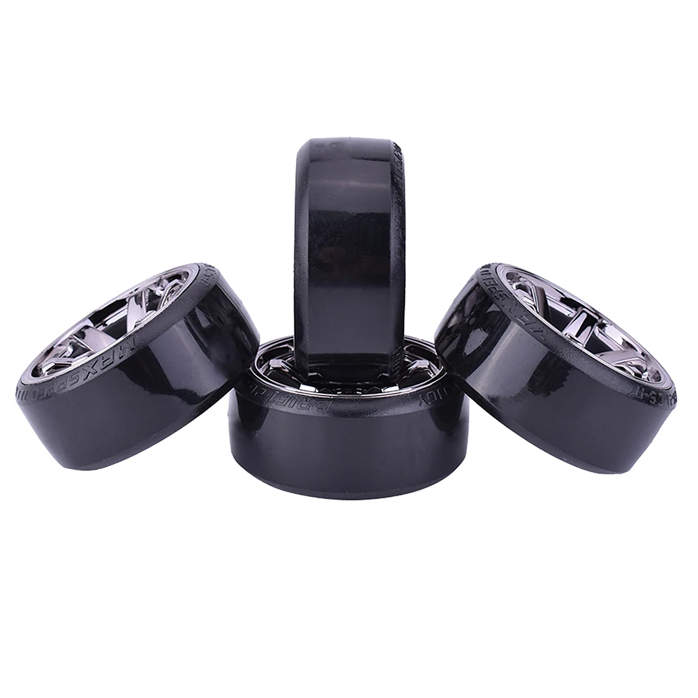 4PCS 1/10 RC Drift Cars Wheel Hub Hard Pattern Tyre for 1:10 HSP Redcat Wltoys WPL Tamiya Traxxas RC Drift Car Accessories Toys S2e78827f098b4026bab56c066aa209d7Y