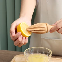 

Orange Manual Lemon Juicer Mini Fruit Juicers Wooden Lemons Squeezer Portable Hand Squeezers Press Citrus Juice Kitchen Tool