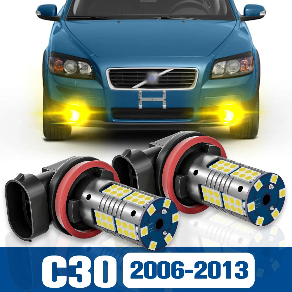 

2pcs LED Fog Light Blub Lamp Accessories Canbus For Volvo C30 2006-2013 2007 2008 2009 2010 2011 2012