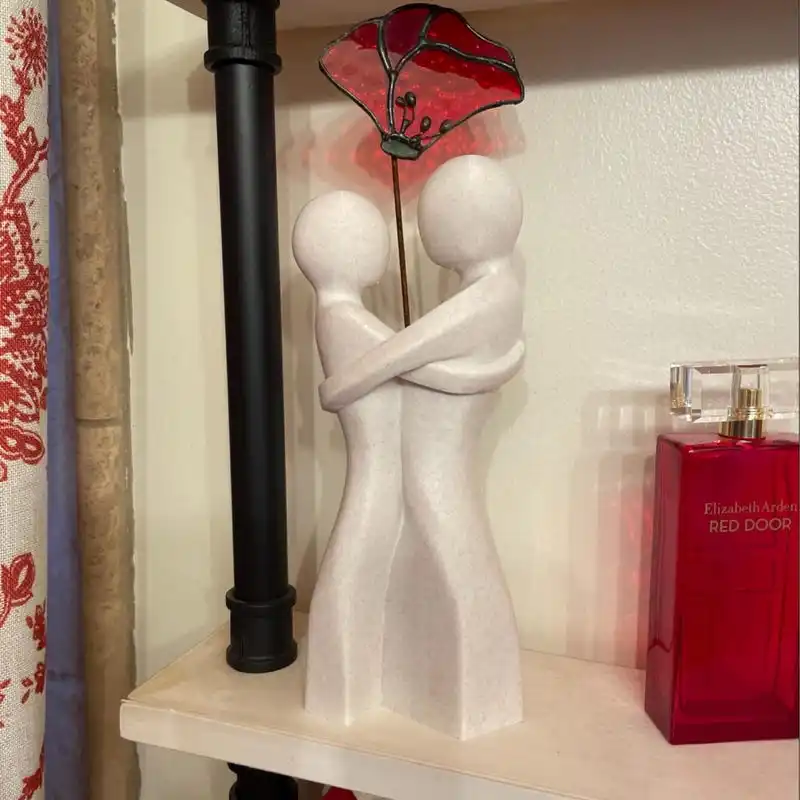 Heart-Shaped Hug Vase – Romantic Decorative Vase for Valentine’s Day, Wedding & Anniversary Gift 2