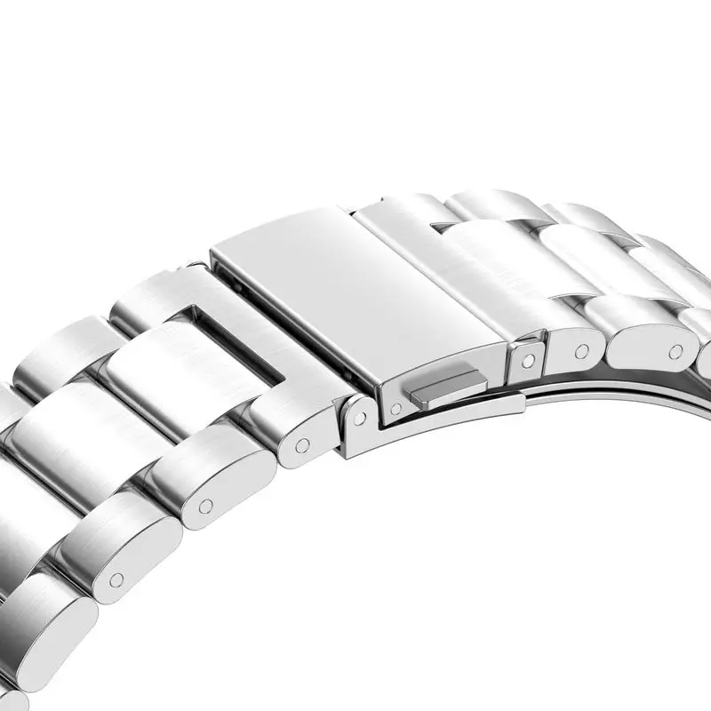 Quick Fit Stainless Steel No Gaps Strap with Folding Buckle Bracelet