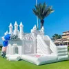 Commercial Inflatable Black/White Bounce House With Slide Combo Jumping Castle With Air Blower Ready to ship to US 1