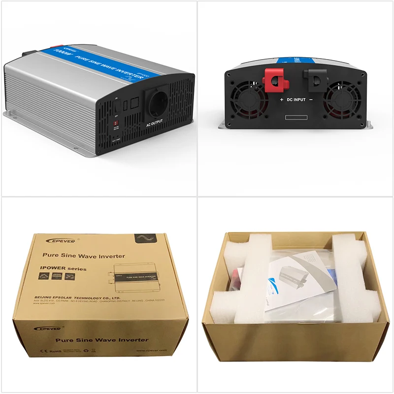 EPEVER 1500W Pure Sine Wave Inverter IP1500-12(TUC) IP1500-22(TUC) Lower No-load