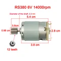 380 6V 14000rpm