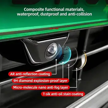 Copertura protettiva per telecamera posteriore per auto 360 °   Copertura antipioggia per telecamera di retromarcia, protezione da sabbia e ghiaia, accessori esterni