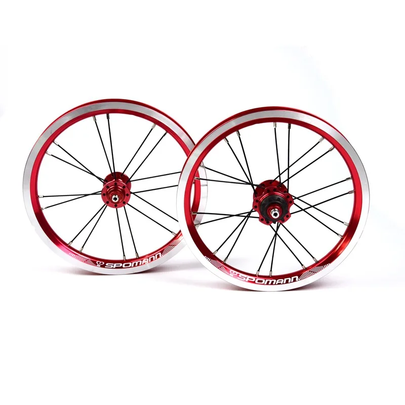 14インチ折りたたみ自転車ホイールセット合金フロント74