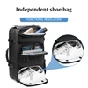 Men Travel backpack waterproof 17 inch Business Laptop Backpack with Separate Shoe Bag USB charging 50L outdoors Hiking Backpack 2