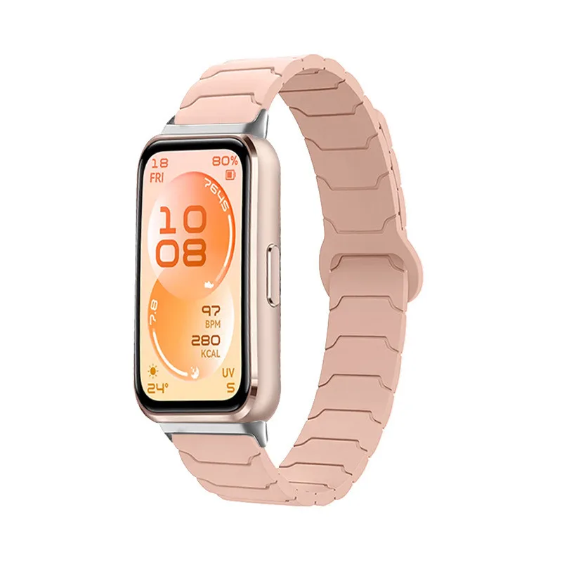 Magnetic Armor Silicone Watch Strap Replacement Band