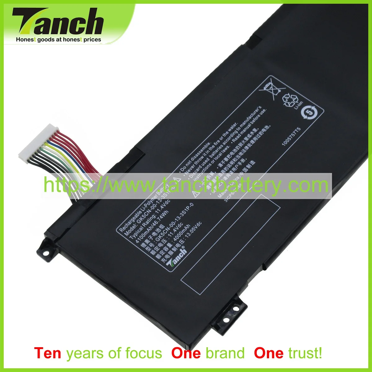 Tanch-baterias de Laptop para Schenker Gk5cn00133s1p-0 Gk5cn-11-16-3s1p-0 z5 z2 Aftershock Apex17 Erazer X17805 11.4v3 Cell - Imagem 2