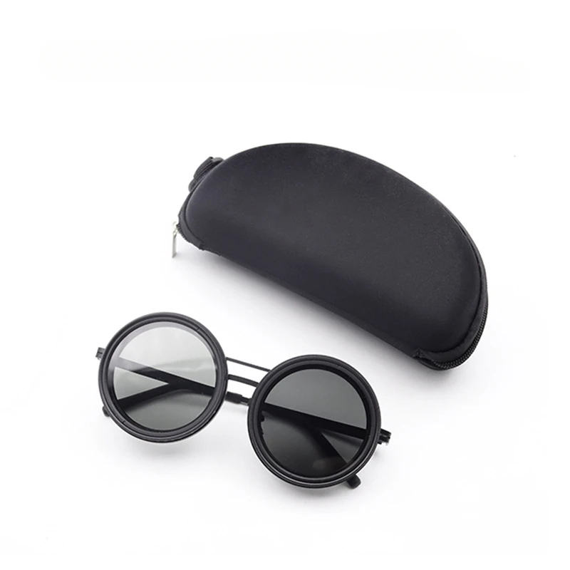 Fishing Glasses ND Filter Lenses 1-9 Gears Adjustable Sunglasses Rounded Polarized Glasses Handcrafted Unisex with Bag polarized sunglasses fishing sunglasses
