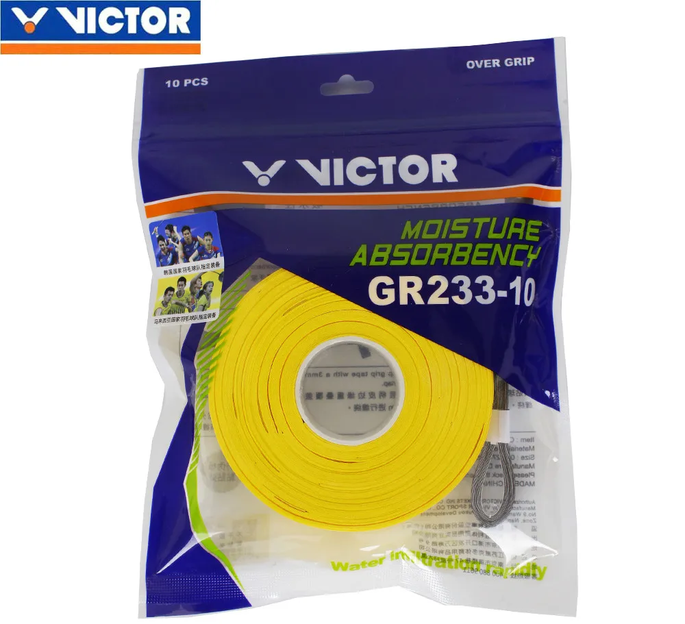 (10 Pcs/set) Victor Badminton Racket Grips Quality Tennis Rackets Overgrip Korea Malaysia National Team Overgrips Sweatband | Спорт и