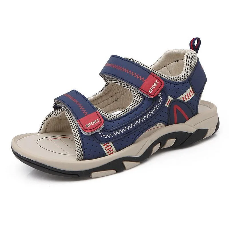 Summer Kids Shoes Brand Closed Toe Toddler Boys Sandals Orthopedic Sport PU Leather Baby Boys Sandals Shoes