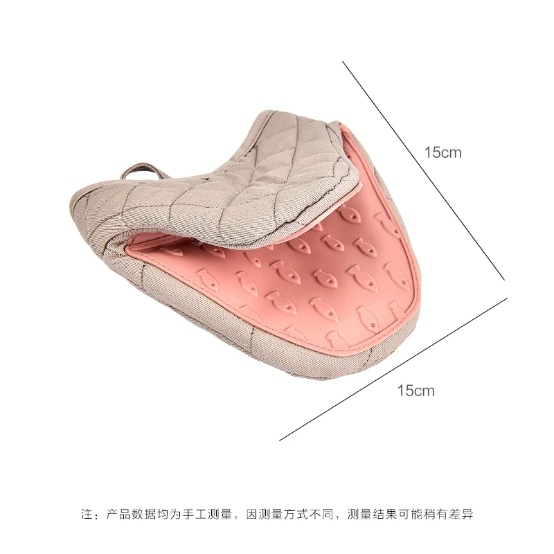 Silicone Cotton Oven Gloves insulation non slip thickening for kitchen cooking microwave oven silicone oven gloves