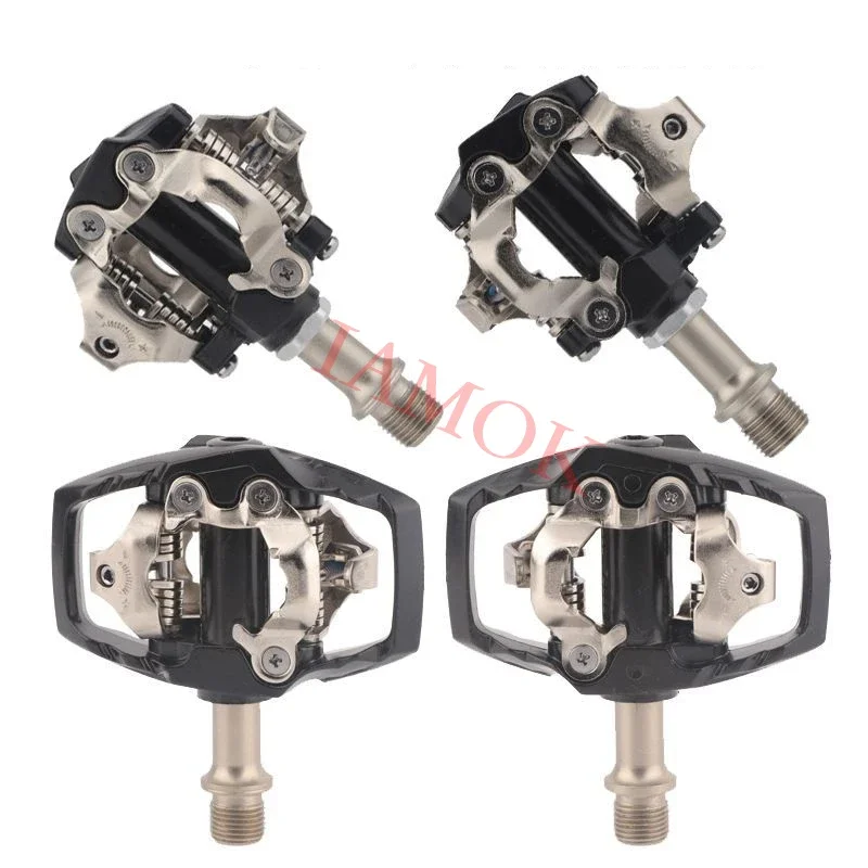 

Iamok PD-M8000/PD-M8020 Mountain Bike Self-Locking Pedal Aluminium Alloy Bearing Pedals with SR-168 Cleats Bicycle Parts