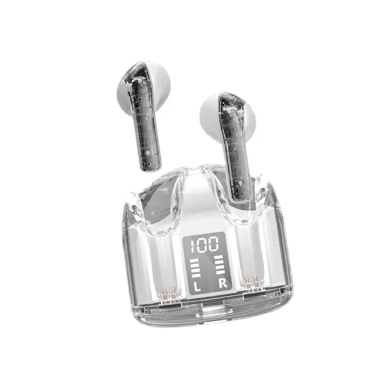 

YX19 прозрачные Bluetooth-наушники, TWS Bluetooth-гарнитура, долговечные Беспроводные наушники с нулевой задержкой, игровые наушники