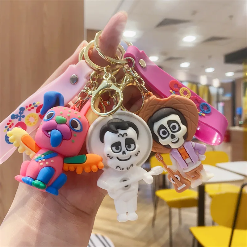COCO'S キーホルダー Disney Anime Coco Keychain Cartoon Miguel Rivera Hector Christmas