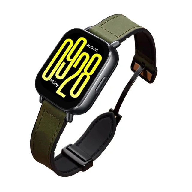 Magnetic Silicone Leather Sports Wristband