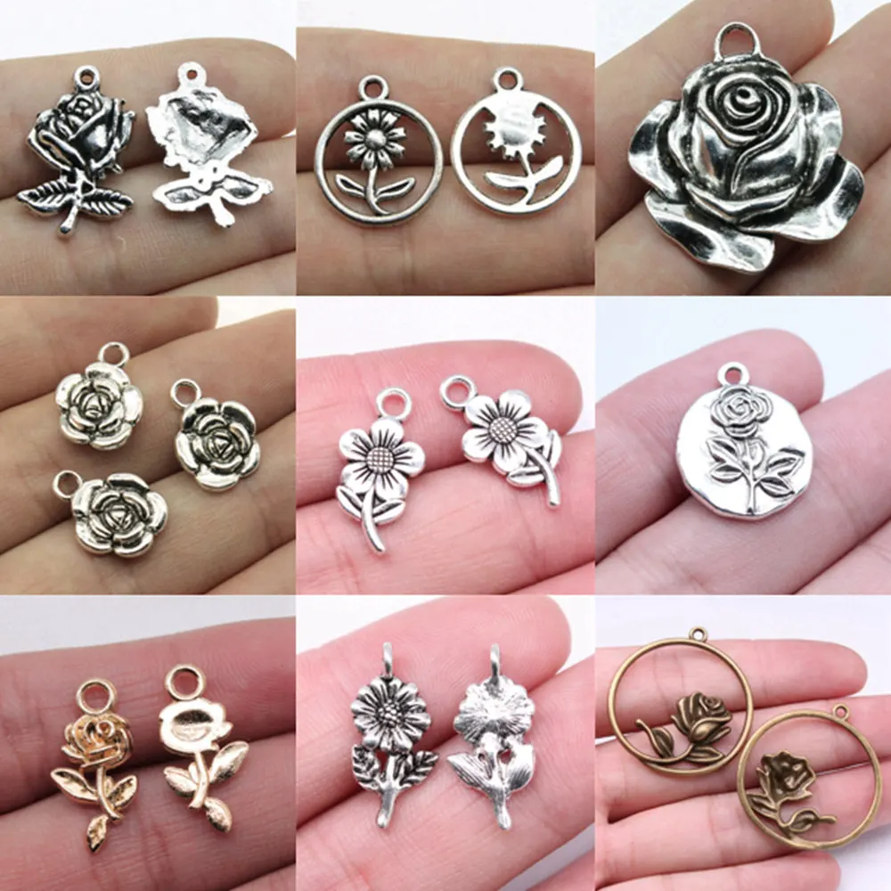 

Розы, шармы, подвески для ногтей, материалы для изготовления ювелирных изделий своими руками