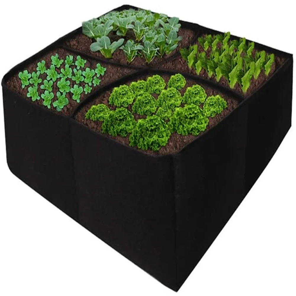 Garden Anywhere with Portable Multi Grid Planting Bags Made from Eco Friendly Materials for Sustainable Growth