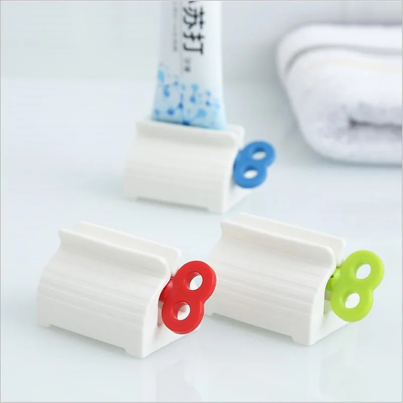 Big Size Automatic Toothpaste Dispenser Toothbrush Holder Wall Mounted Toothpaste Squeezer Rolling Tube Squeezer 6