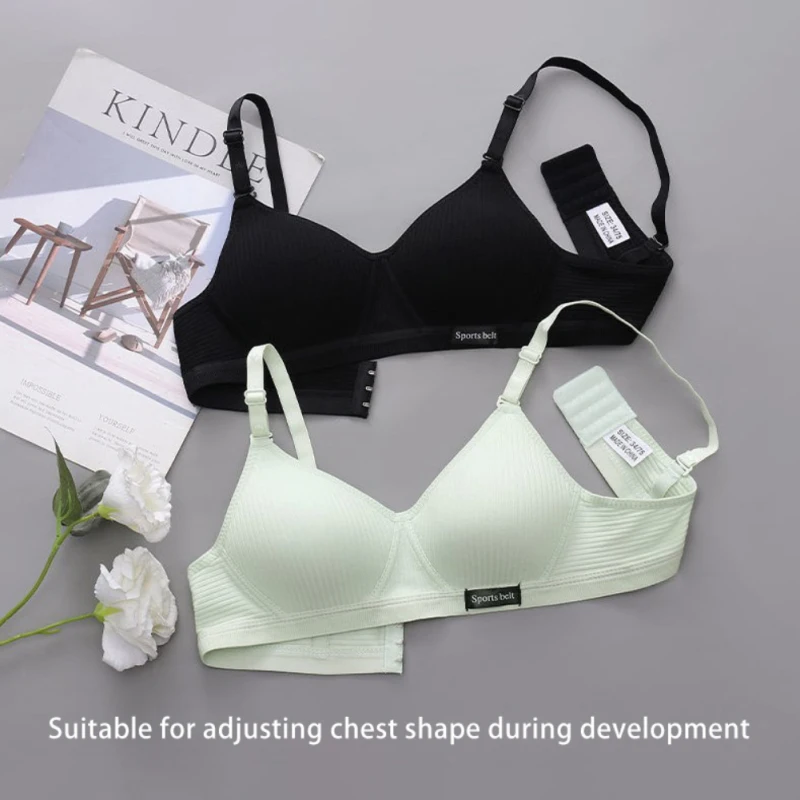 1PCS Cup No Wire Seamless Bra Girl Underwears Female Brassiere Bralette Breathable Intimate Lingerie Teenage Clothing
