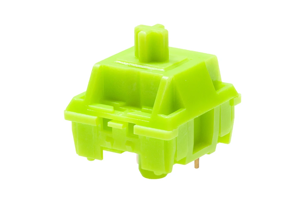 Ktt Matcha Switch para Teclado Mecânico Tátil 45g pc Pom Banhado a Ouro Primavera Fábrica Lubed - Imagem 2