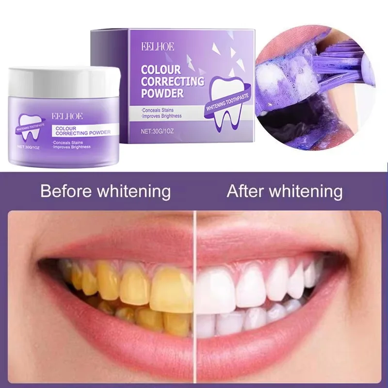5 Days Teeth Whitening Powder Remove Plaque Stains Dental Calculus Oral Hygiene Tooth Care