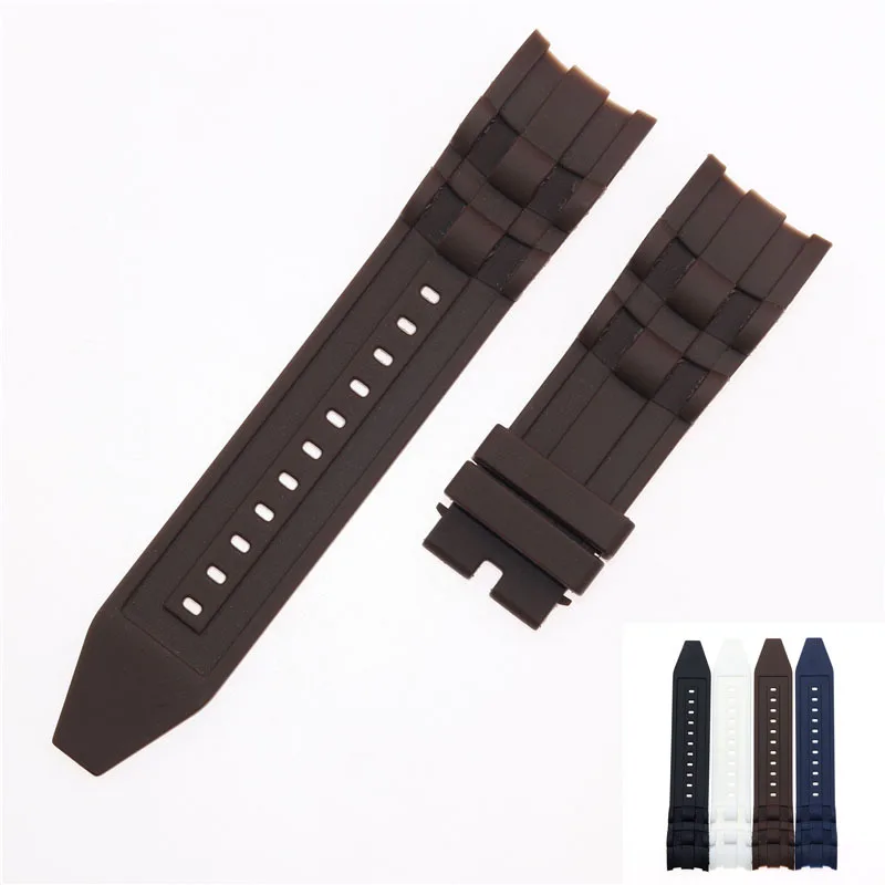 

26mm Silicone Rubber Watchband Black Luxury Men's Wristband Watch Bracelet Replacement Strap For Invicta/Pro/Diver Acessories