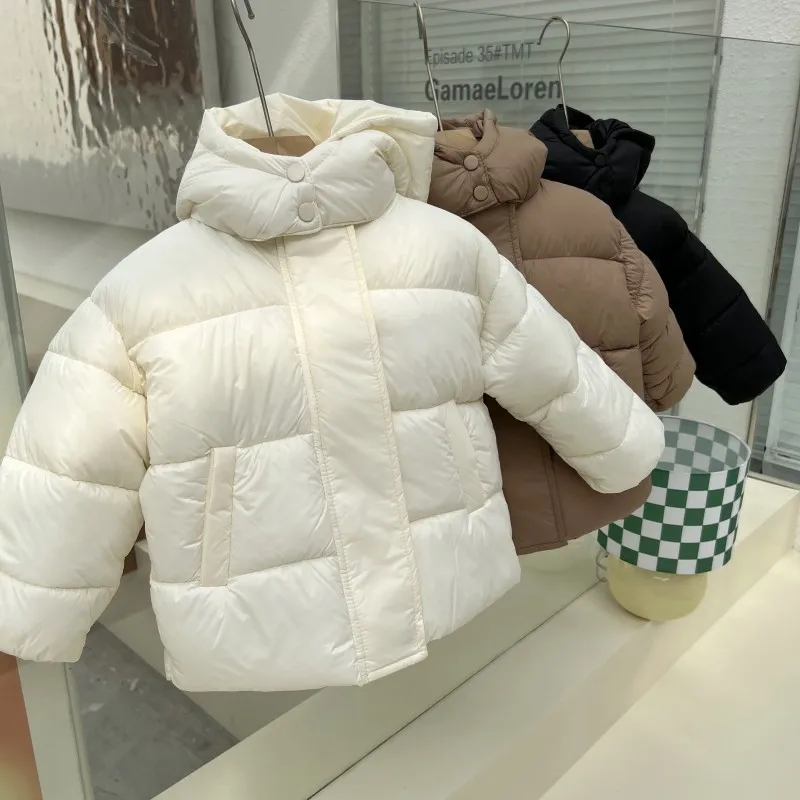 Kids Winter Parkas Fur Coat Thick Outerwear
