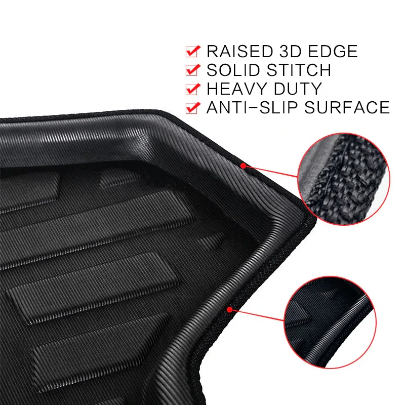 Car Trunk Mats for MG HS AS23 MGHS Plug-in Ehs Phev 2019~2023 Rear Cargo Liner Covers Storage Tray Luggage Carpets Accessories