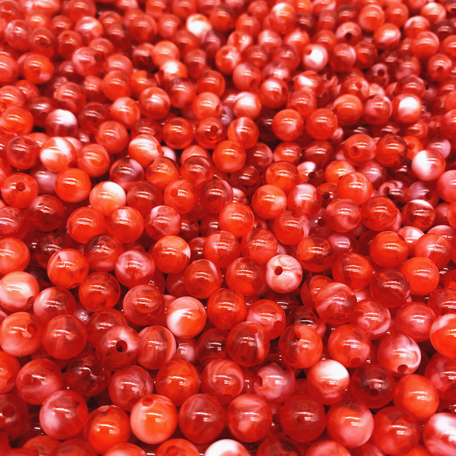 8mm Acrylic Loose Spacer Beads for Jewelry Making Necklaces Earrings Bracelets Handmade DIY