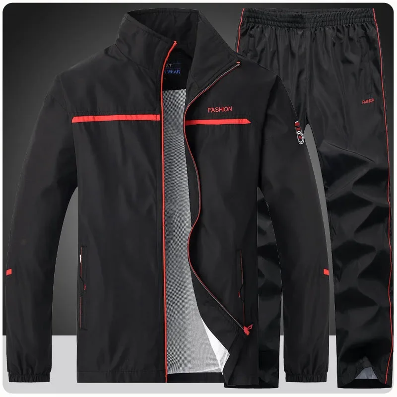 Men's Fitted Exercise Tracksuit Set Full-Zip Jacket Casual Gym Jogging  Athletic Workout Sweat Suits Outdoor Basketball Sportsuit - AliExpress