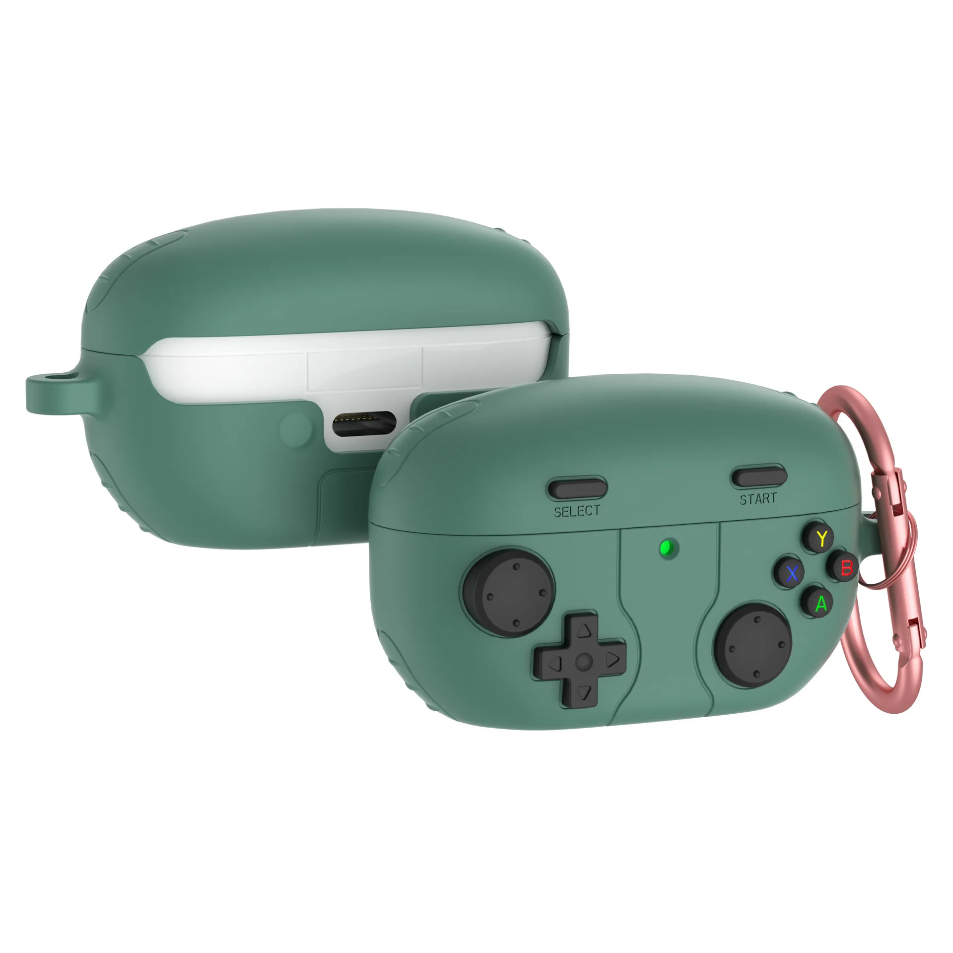 3D Gamepad Gameboy Style Protective Earphone Case - Soft Bluetooth Wireless Cover