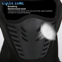 Masque thermique d'hiver pour moto, cagoule coupe-vent, couverture faciale en polaire pour Ski, cyclisme, équitation, masque complet chaud anti-poussière 5
