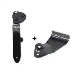 Tactical Gun Holster with Safety Buckle Lock and Adapter System (Black A and B)