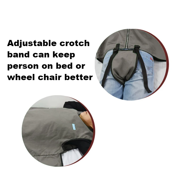 Comfortable Cotton Safety Restraint Vest Anti-falling Bed Chair Wheelchair Seat Belt Restraint Clothes Band for Elderly Nursing