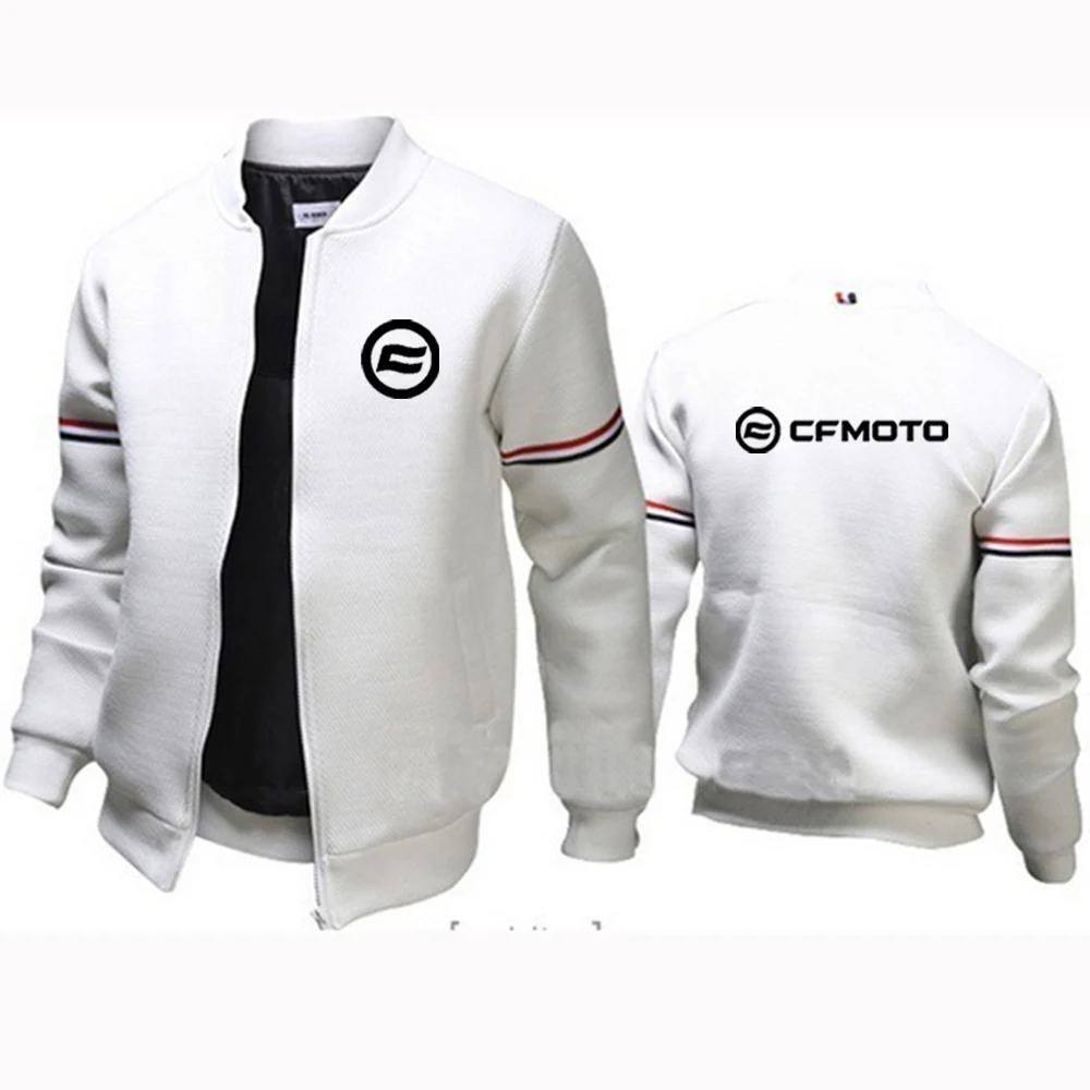 thumbnail image 1 of 2024 Nuevas chaquetas de moda Cfmoto para primavera y otoño, ropa deportiva para exteriores, chaquetas de vuelo con cuello alto de color sólido para hombre, abrigo cómodo, 1 of 5
