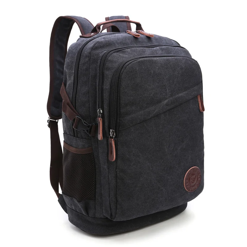 

Canvas Vintage Backpack for School Hiking Travel Casual Bookbag Men Women Laptop Rucksack Backpacks