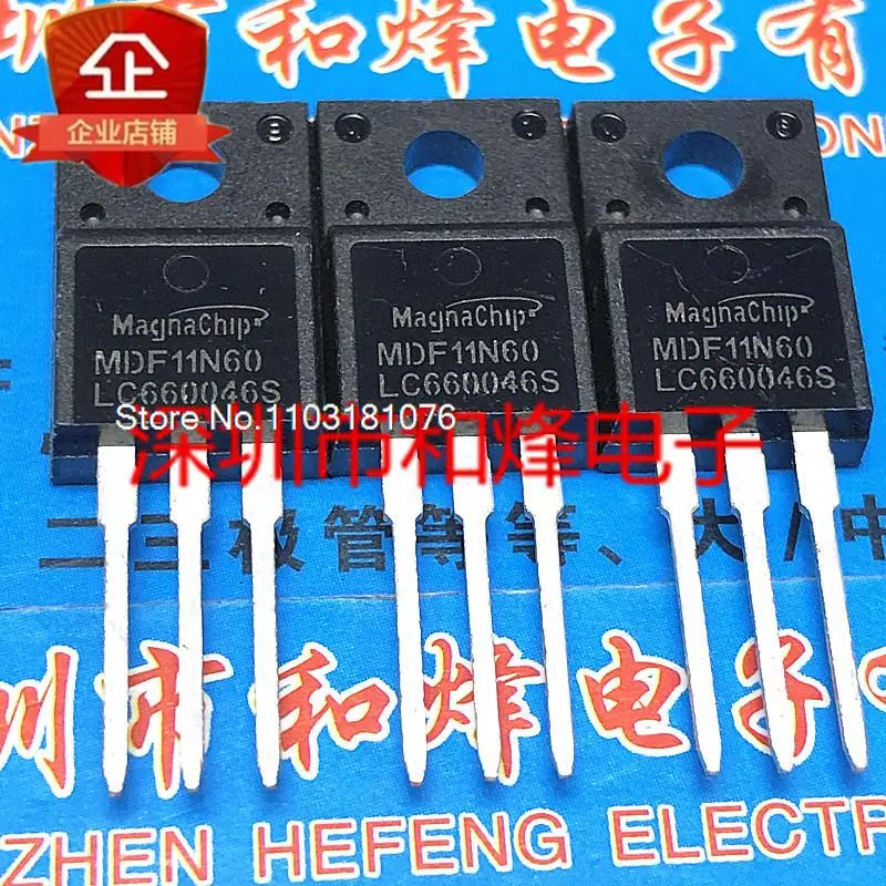

(10PCS/LOT) MDF11N60 TO-220F 11A 600V New Original Stock Power chip