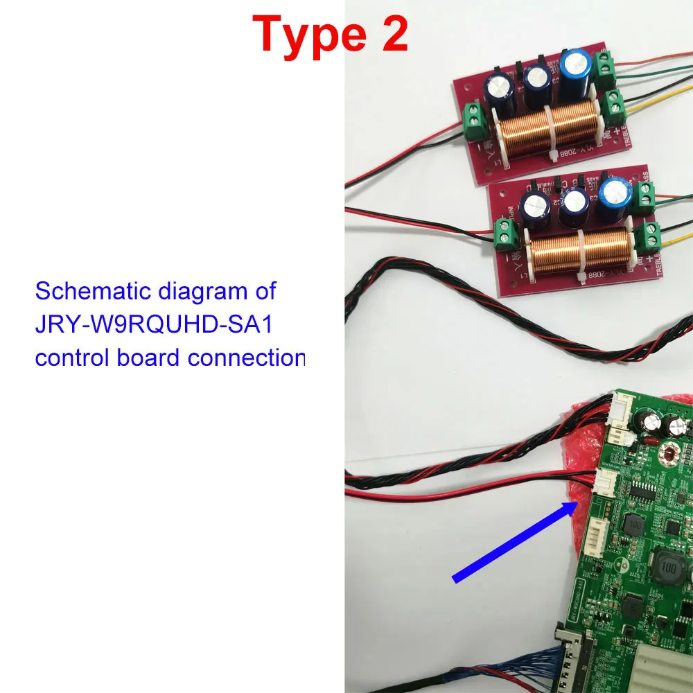 Speaker Frequency Divider Treble Bass Speaker Crossover Board Audio Tweeter Woofer Crossover Speakers Filter Frequency Divider For imac A1419