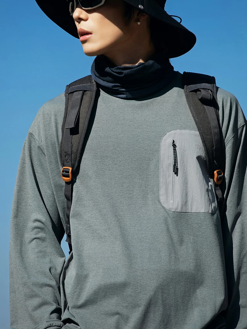 Sun Protection Shirts for Men Outdoor Activity UPF 50 Long Sleeve Shirts Quick Dry Riding Cycling Camping Hiking Fishing Shirt