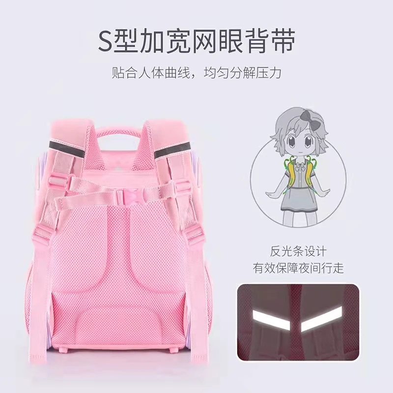 2022 Disney Mickey Kindergarten Bags For Boy Girls Primary Student Shoulder Orthopedic Backpack Large Capacity Kids Gift Mochila