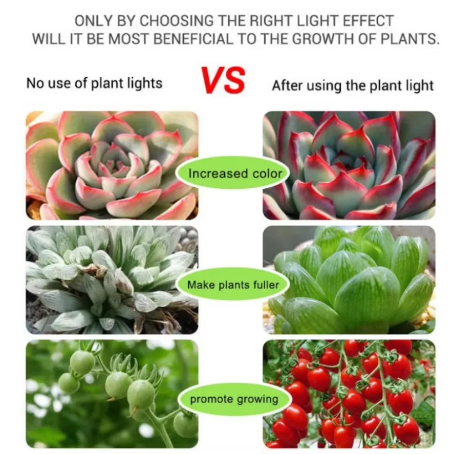 LED Grow Light 1-5m USB Strip 5V Full Spectrum Waterproof for Greenhouse Flower Seedling