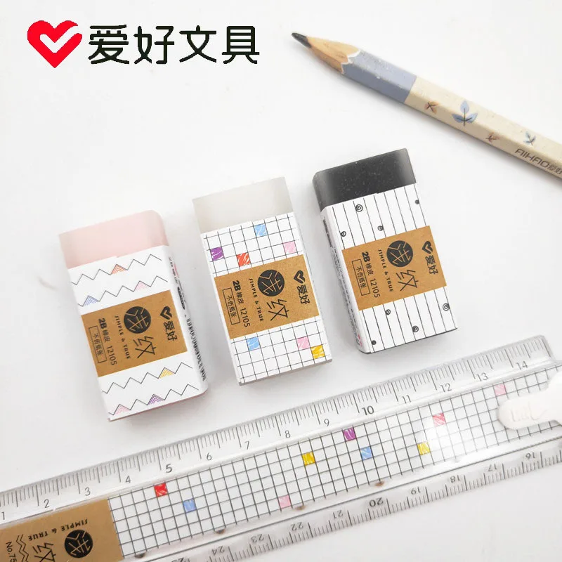 

2B eraser black and white does not hurt paper eraser clean student gifts