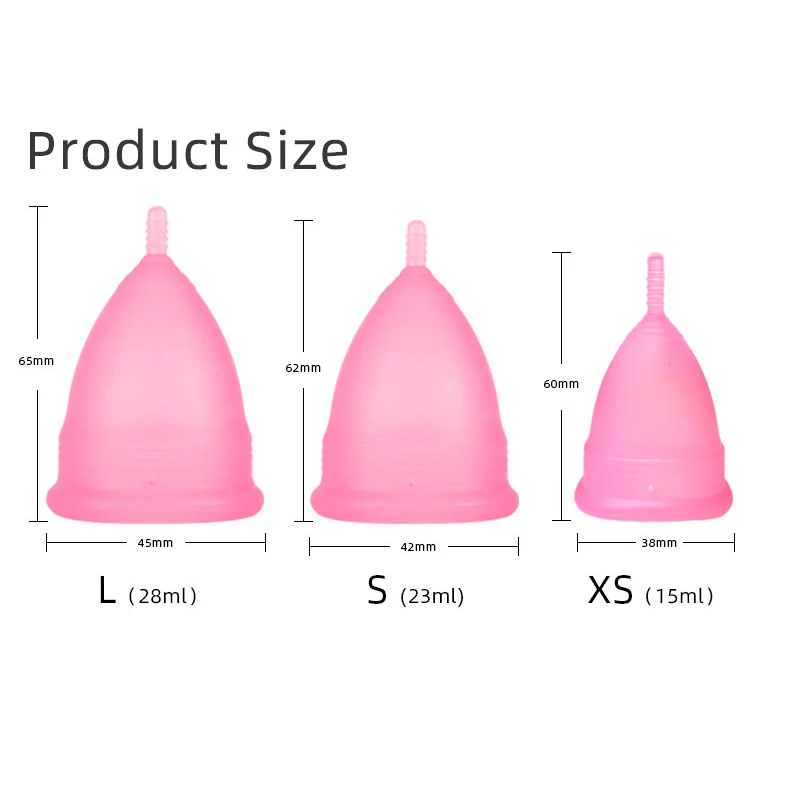 Reusable Silicone Menstrual Cup - Feminine Hygiene Solution