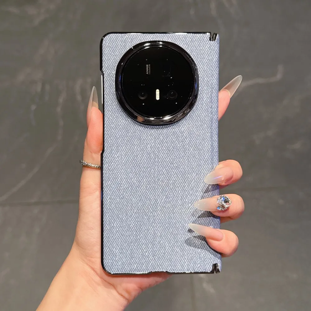 Luxury PU Leather Magnetic Wireless Charging Protective Back Cover Case