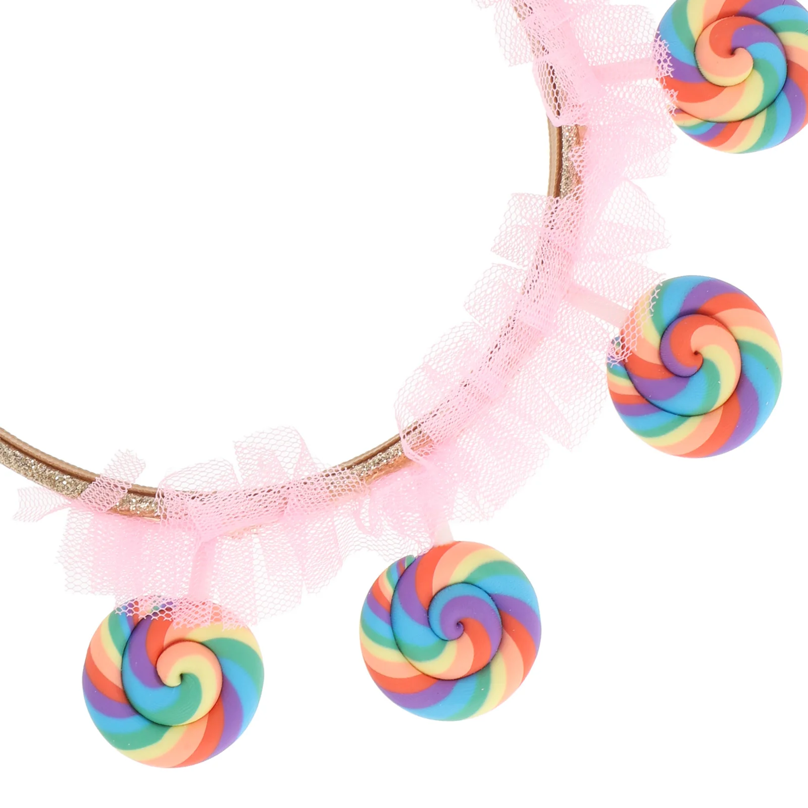 Lollipop Headband Lollipops Party Hair Accessories Costume Fabric Creative Child 4